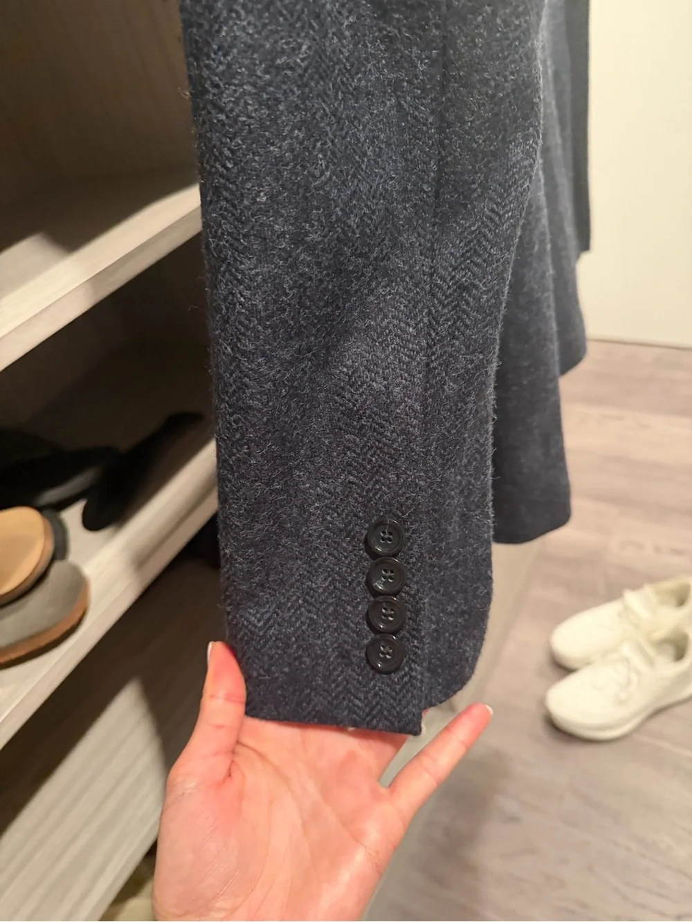 J. Crew Navy Heather Sport Coat